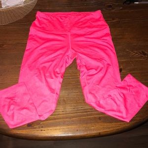 Pink athletic pants